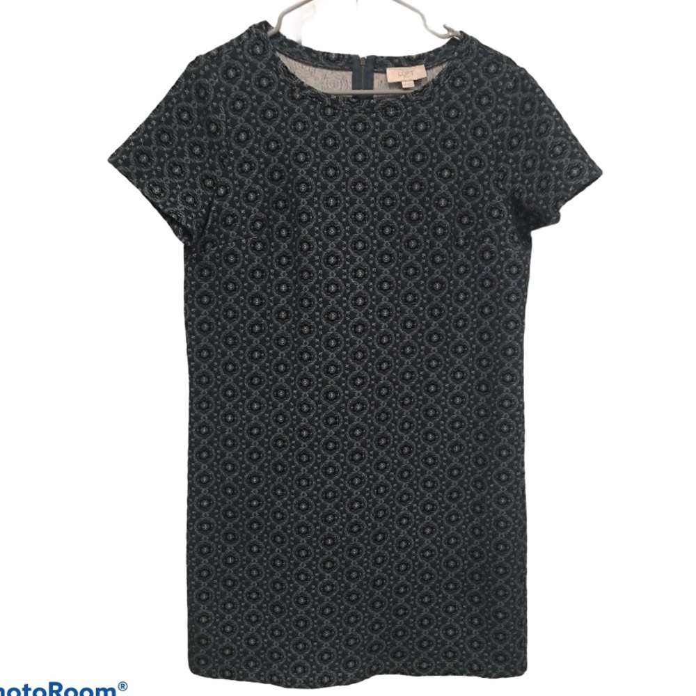 Loft short dress blue size medium